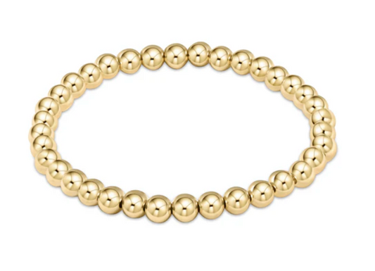 Classic Gold 5mm Bead Bracelet