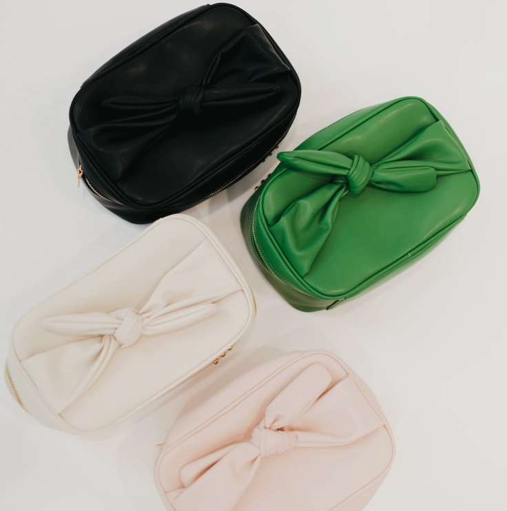 Madelyn Bow Makeup Bag