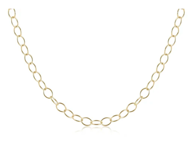 15 Inch Choker Enchant Chain Necklace- Gold