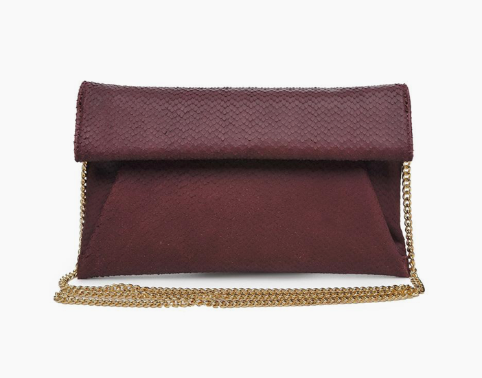 Audrey Clutch Burgundy