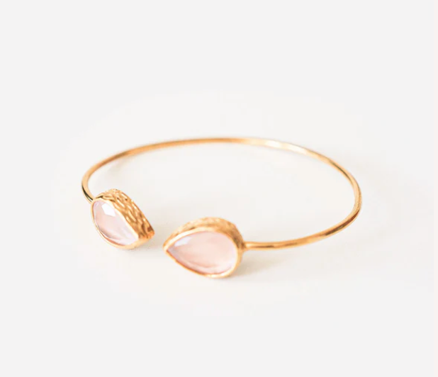 Nika Gemstone Cuff Bracelet