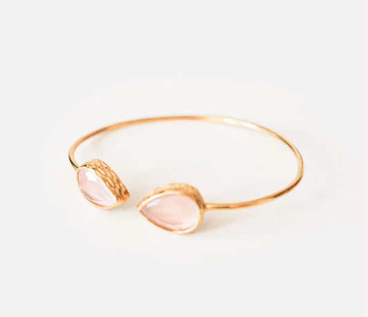 Nika Gemstone Cuff Bracelet