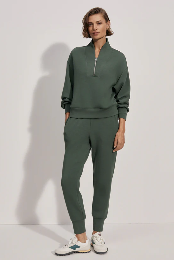 The Slim Cuff Pant 27.5 - Cilantro