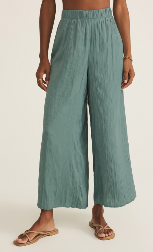 Sunset Satin Pant Sea Pine