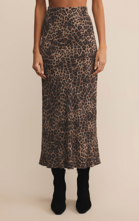 Izabel Leopard Skirt
