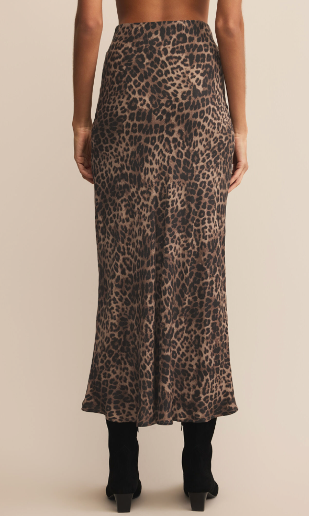 Izabel Leopard Skirt
