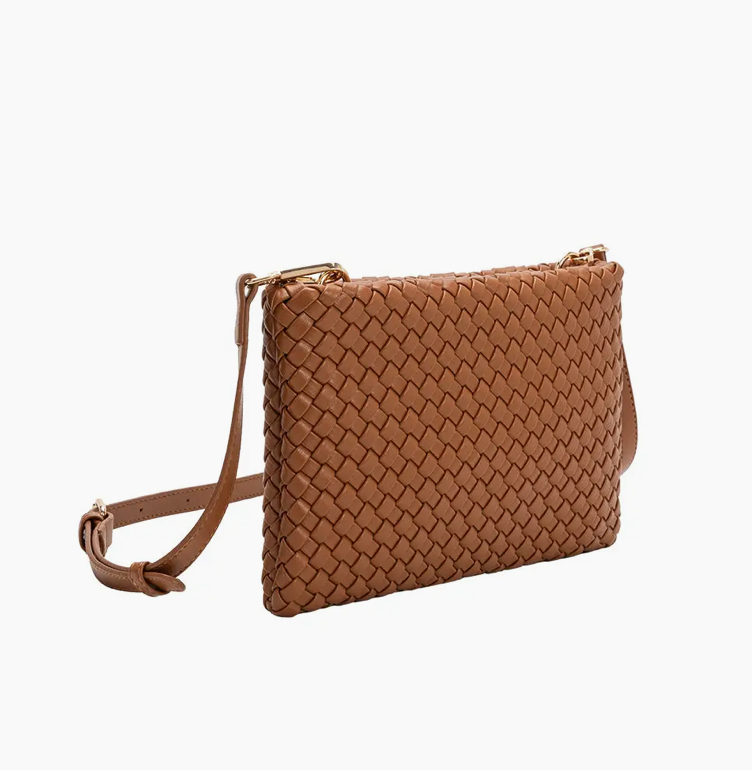 Daisy Saddle Recycled Vegan Crossbody Bag