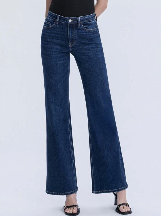 Cheryl High Rise Dark Wash Vintage Flare Jeans