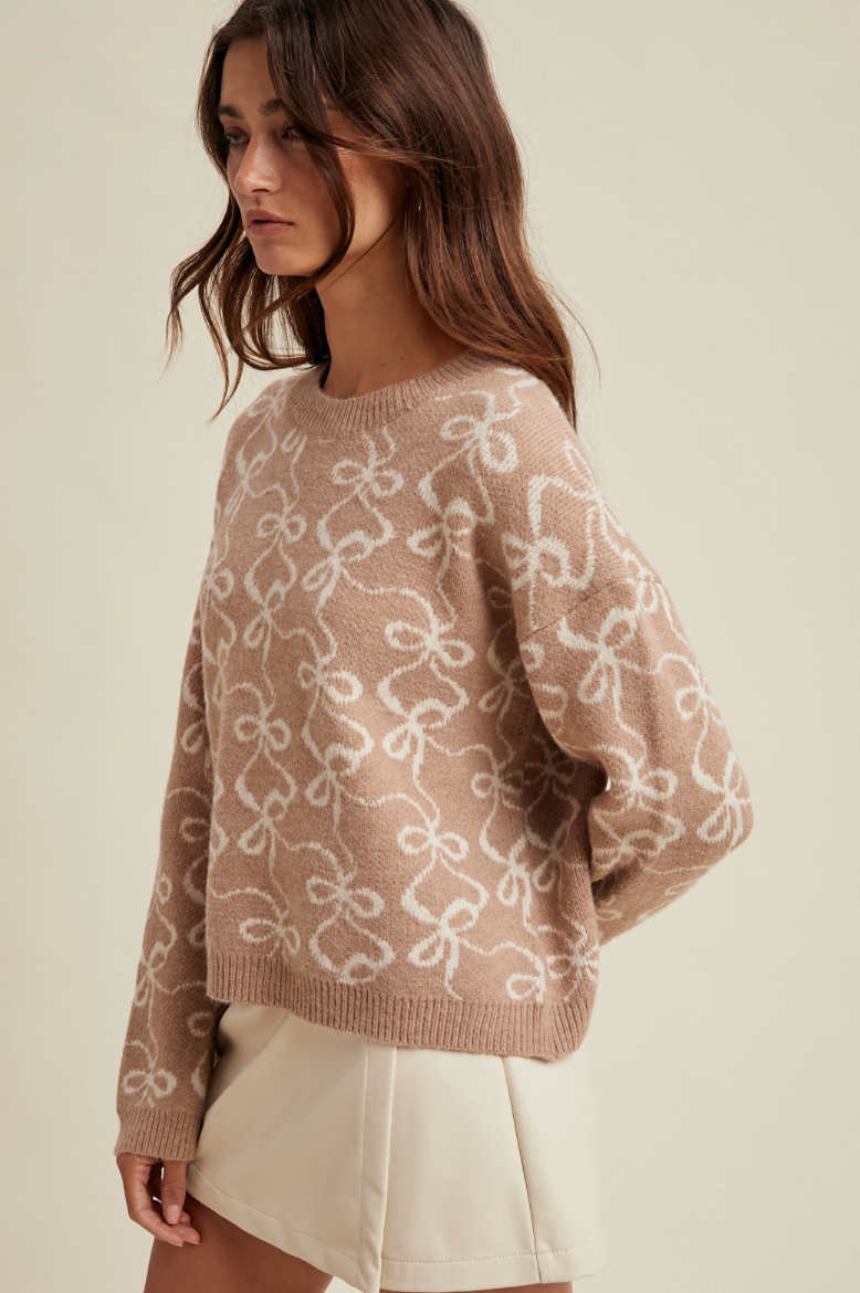 Noelle Bow Sweater