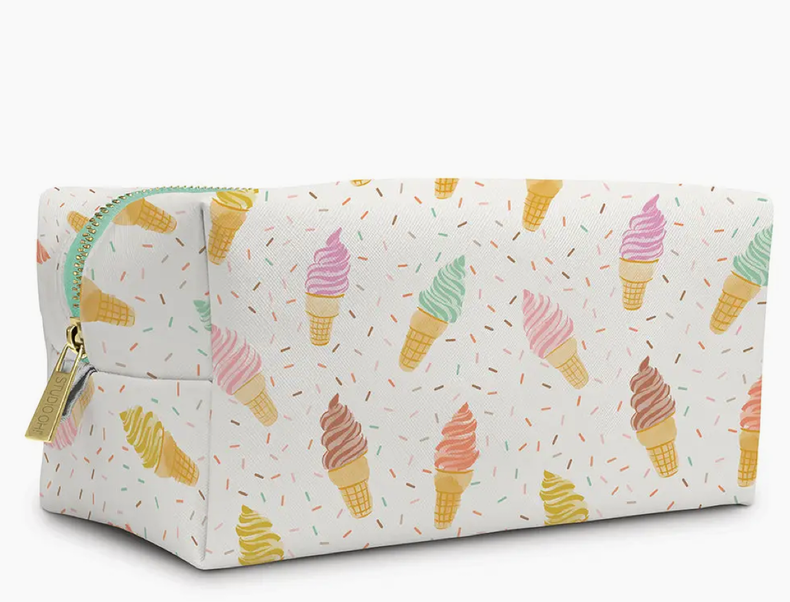 Ice Cream Cone Cosmetic Case