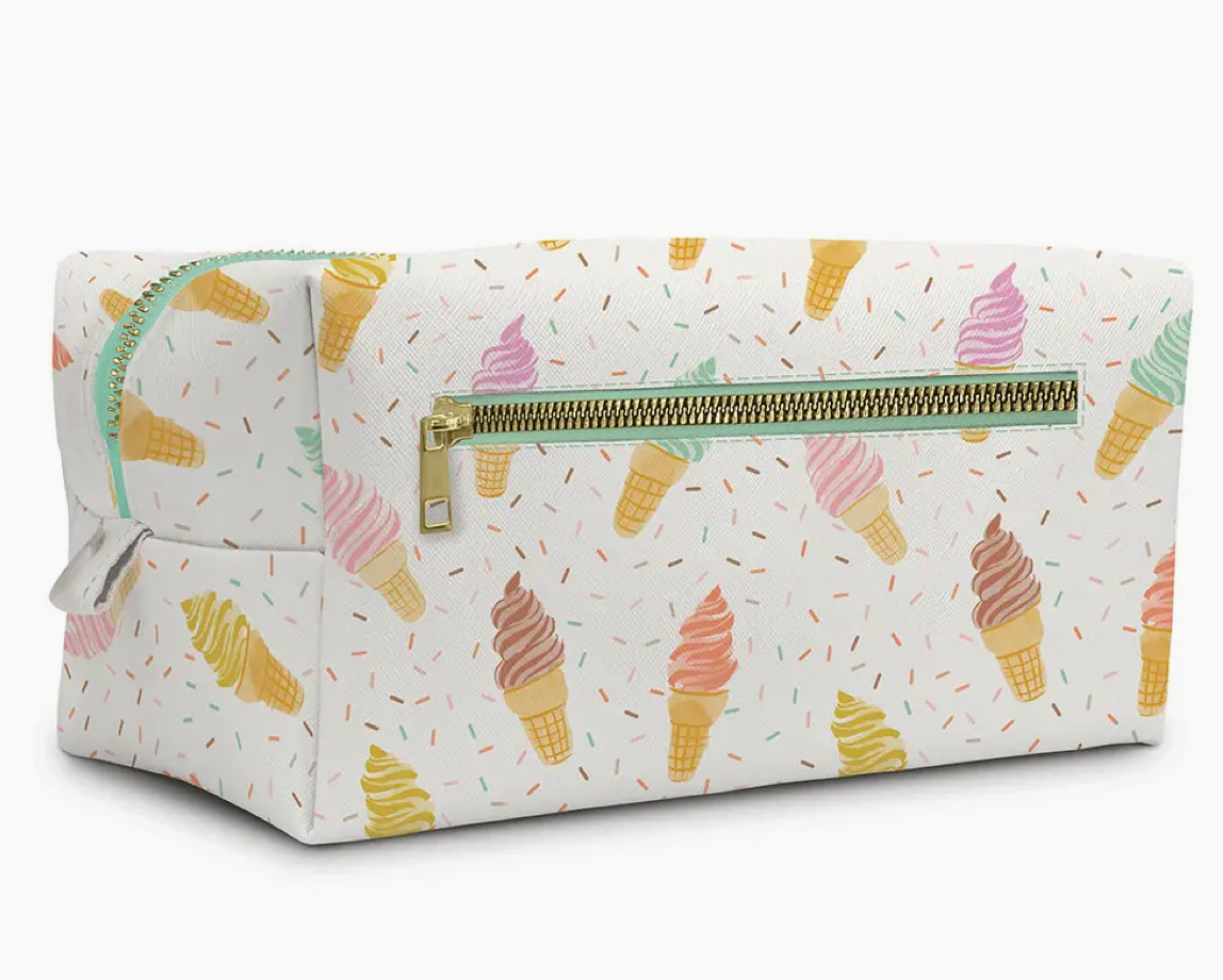 Ice Cream Cone Cosmetic Case