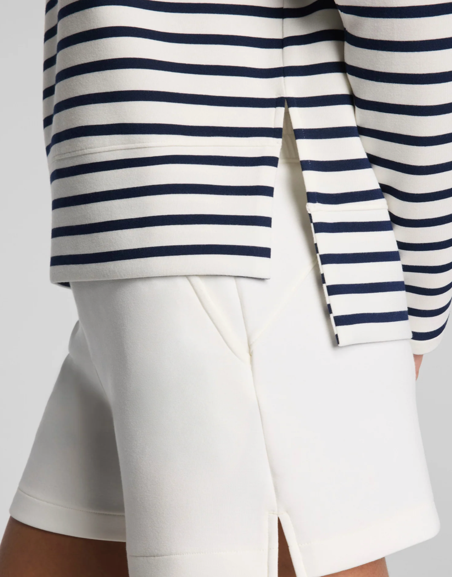 Airessentials Crew Top - Yacht Stripe Navy