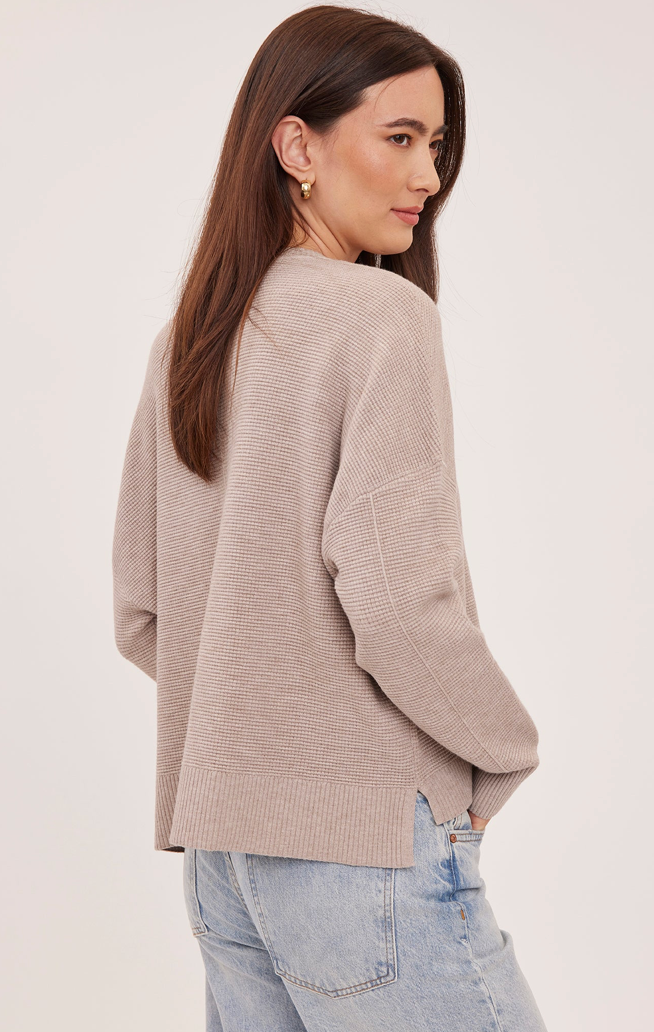 Axel Heather Latte Pullover Sweater