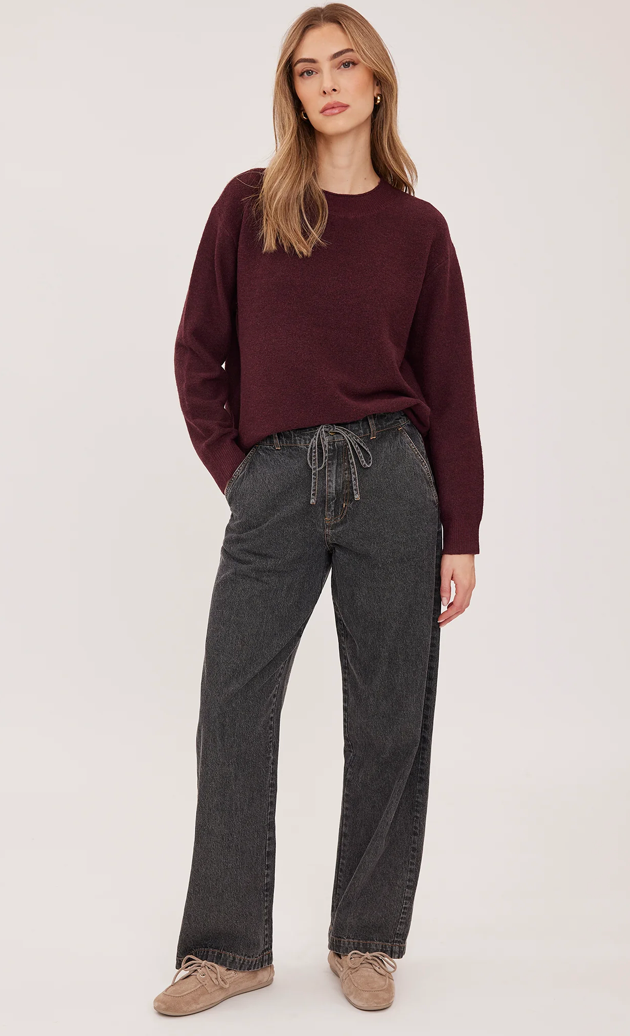 Wanda Roll Neck Sweater Fig