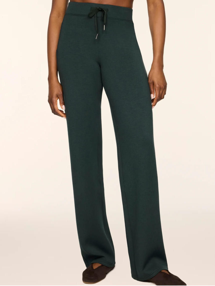 SPANX AirEssentials® Straight Leg Pant Forest Heather