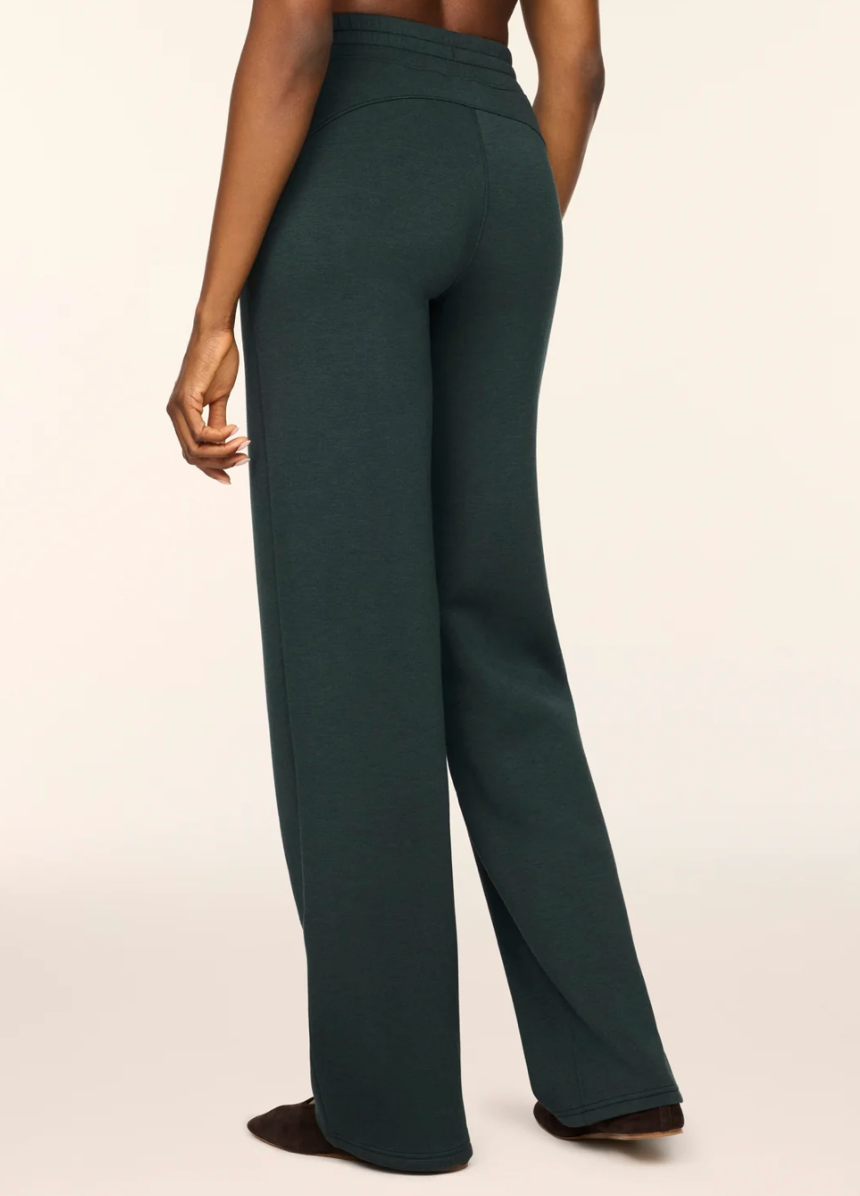 SPANX AirEssentials® Straight Leg Pant Forest Heather