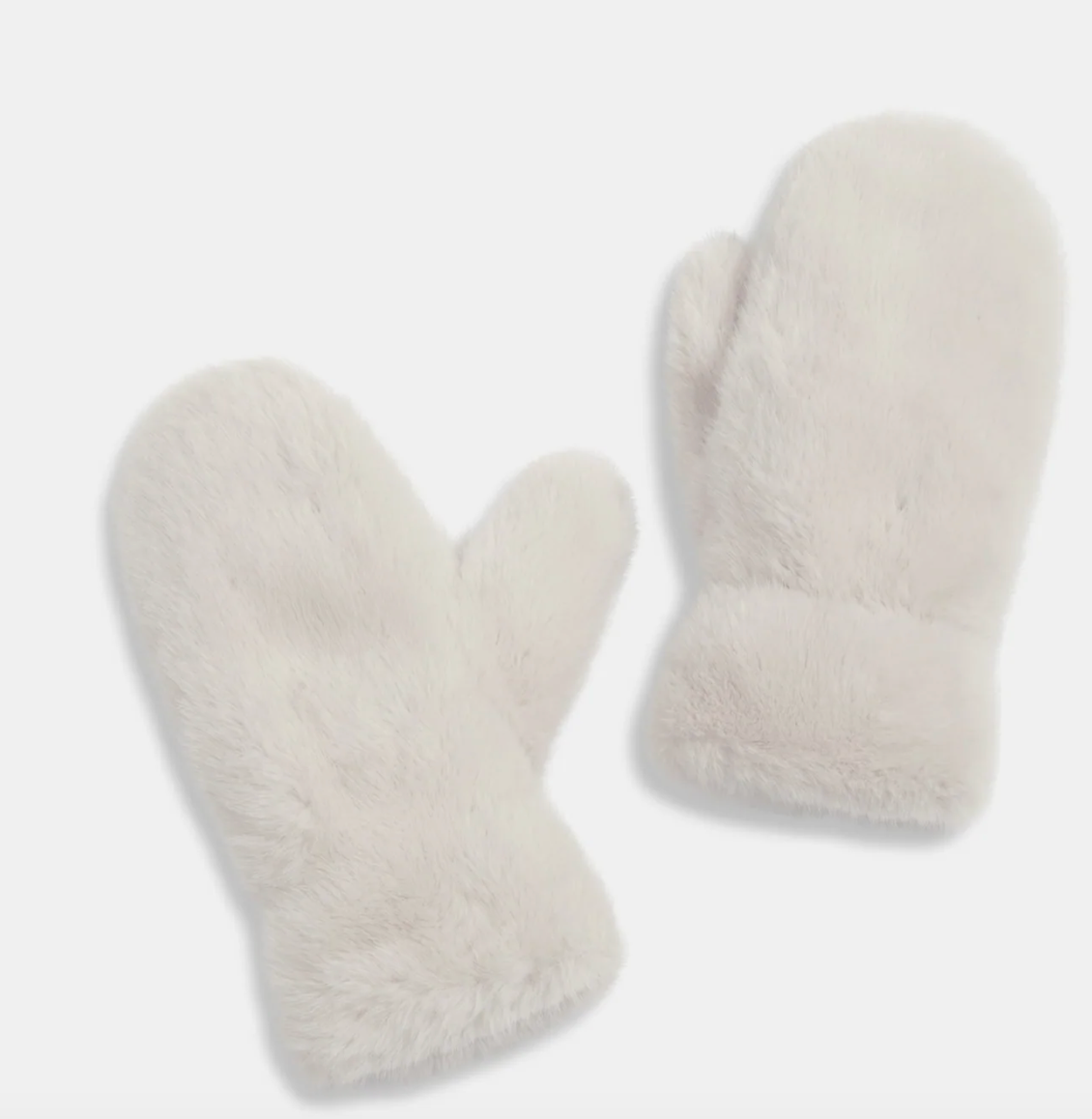 Faux Fur Mittens