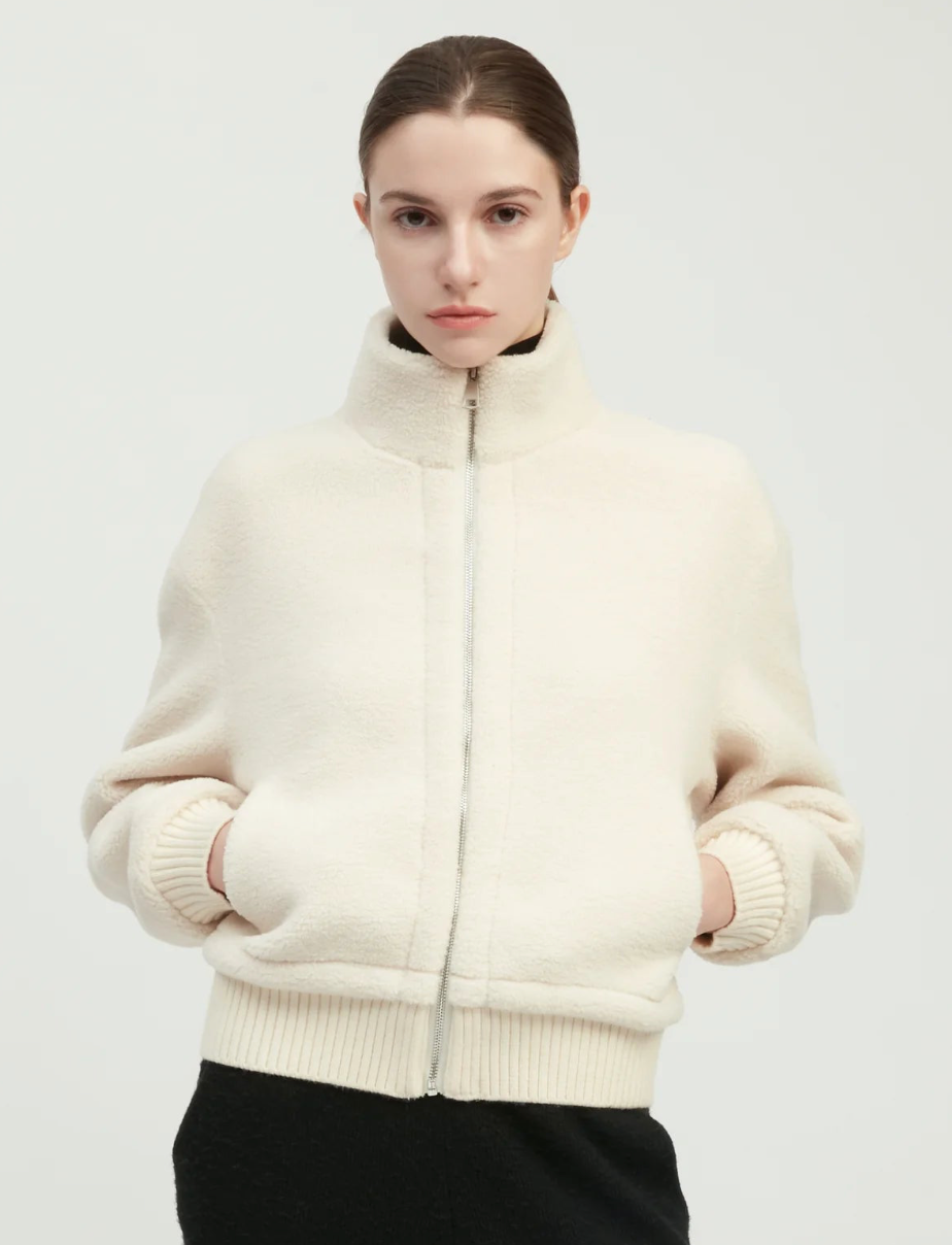 Teddy Sherpa Bomber Jacket