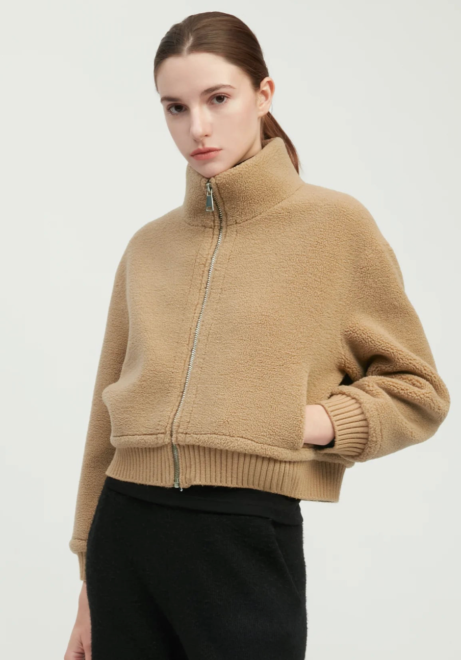 Teddy Sherpa Bomber Jacket