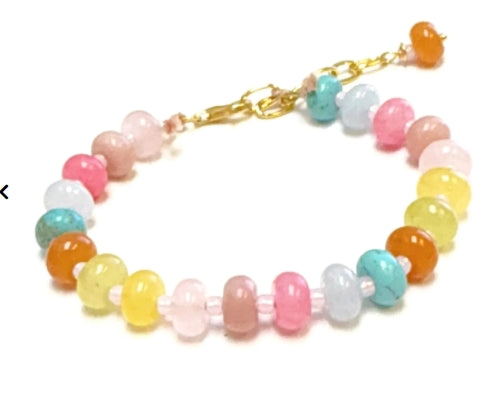 Candy Stone Beaded Bracelet