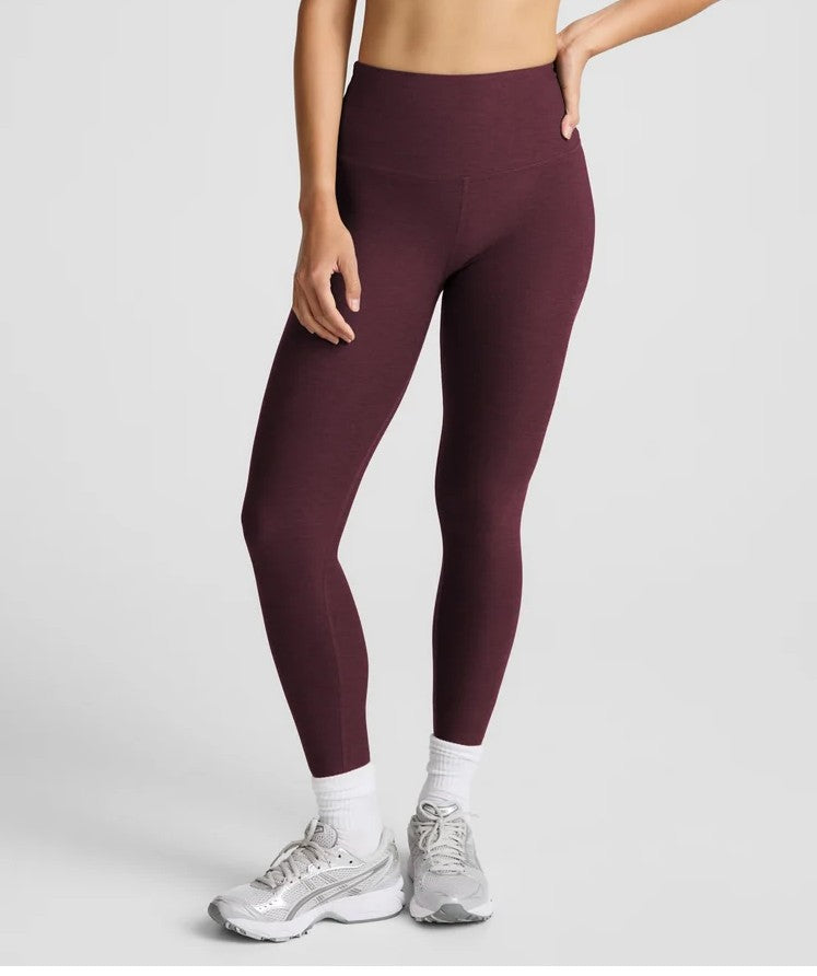 Spacedye™ Caught In The Midi High Waisted Legging - Cabernet Heather