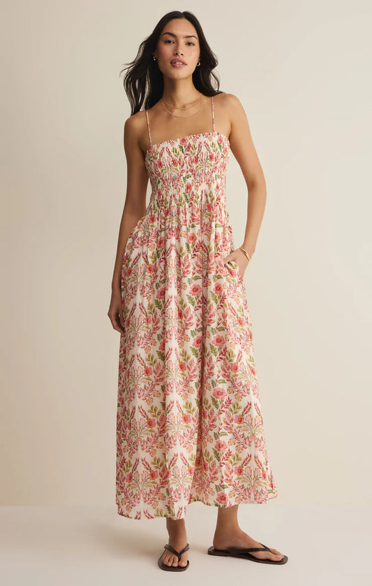 Cornelia Ami Floral Midi Dress