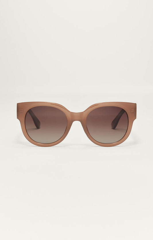 Lunch Date Polarized Sunglasses -Taupe Gradient