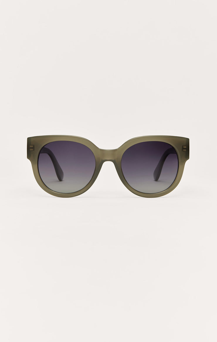 Lunch Date Polarized Sunglasses - Olive Gradient