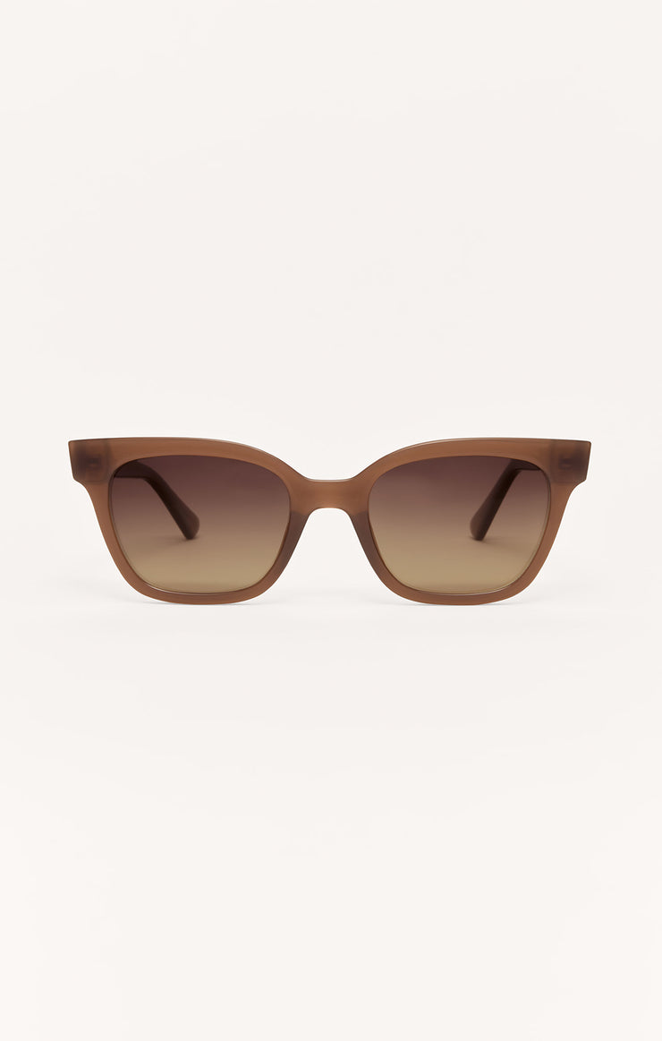 High Tide Polarized Sunglasses - Taupe Gradient