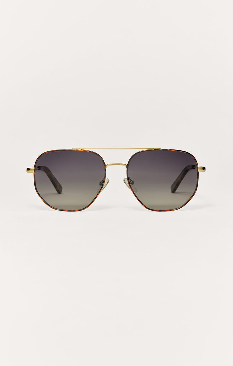 Highway Polarized Sunglasses - Tortoise Gold Gradient