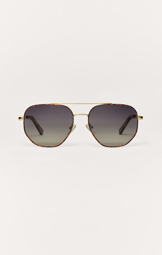 Highway Polarized Sunglasses - Tortoise Gold Gradient