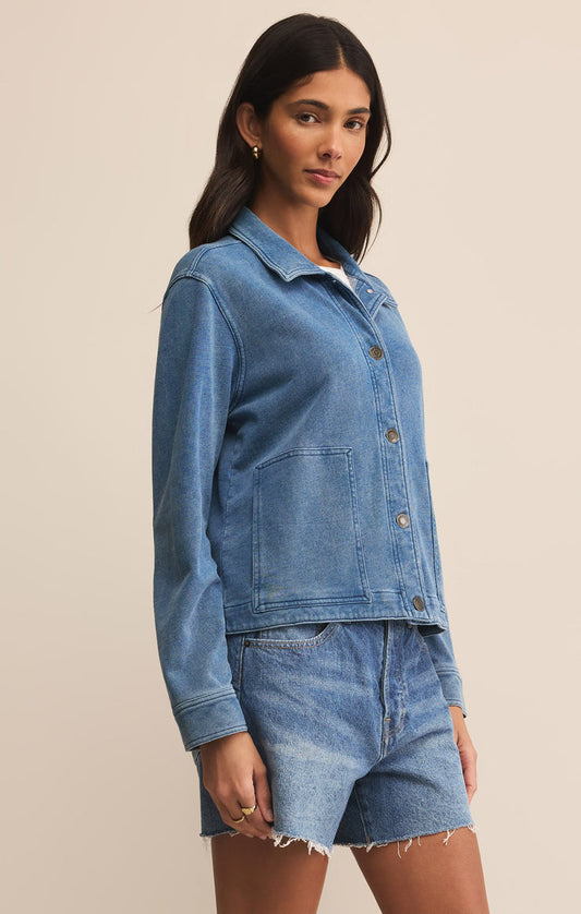 Bel Air Knit Denim Jacket