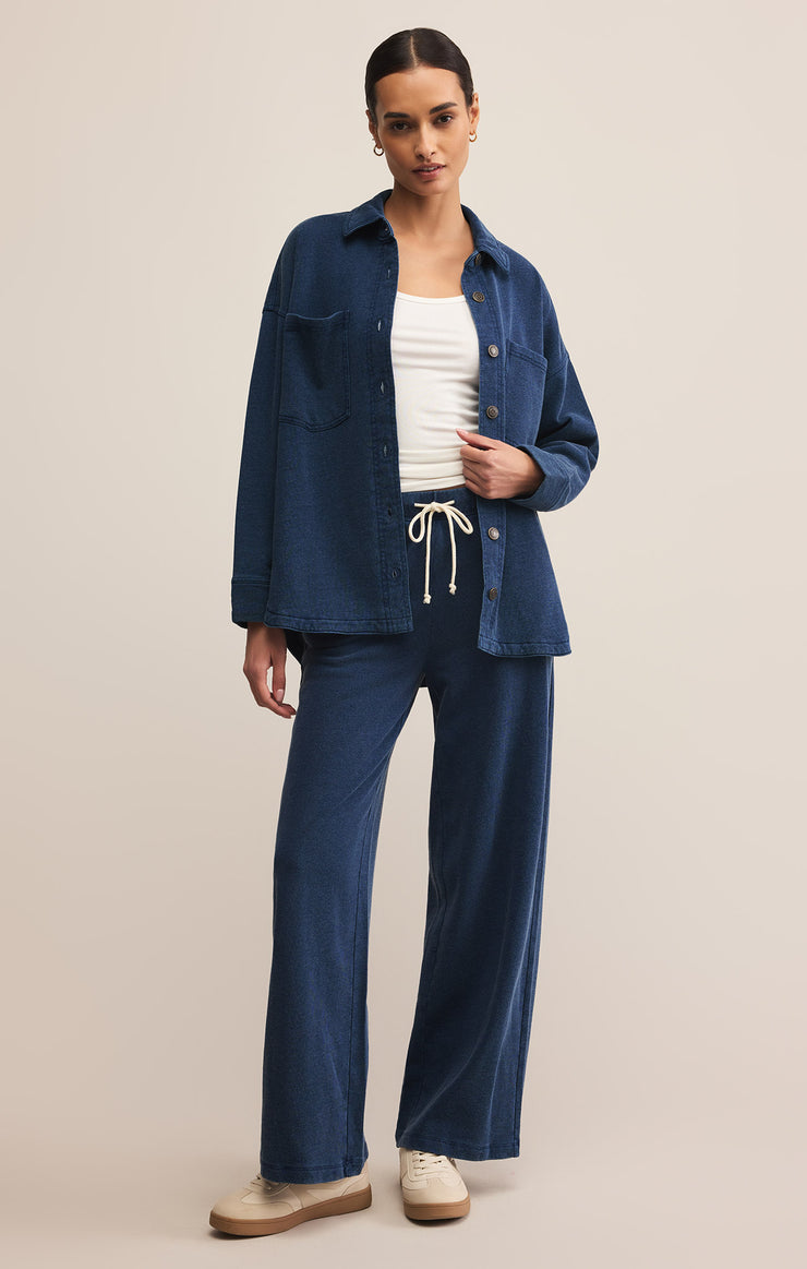 Hunter Knit Denim Pant - Indigo