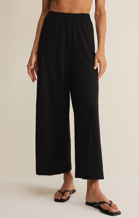 Scout Textured Slub Pant - Black