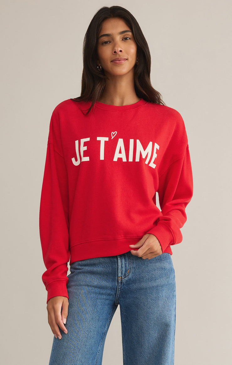 First Date Fleece Sweatshirt