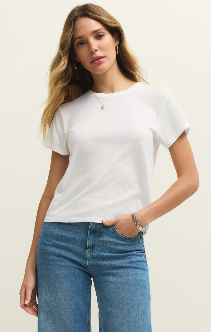 Tourist Knit Jersey Tee - White