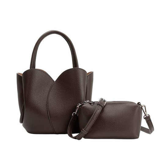 Tulip Chocolate Recycled Vegan Top Handle