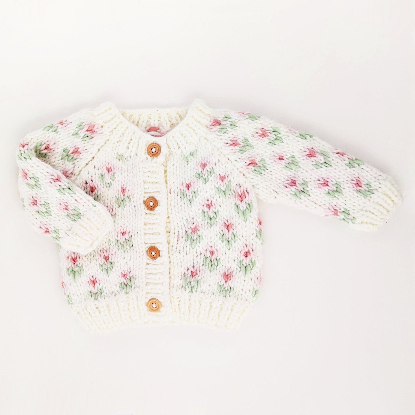 Bitty Blooms Blush Cardigan