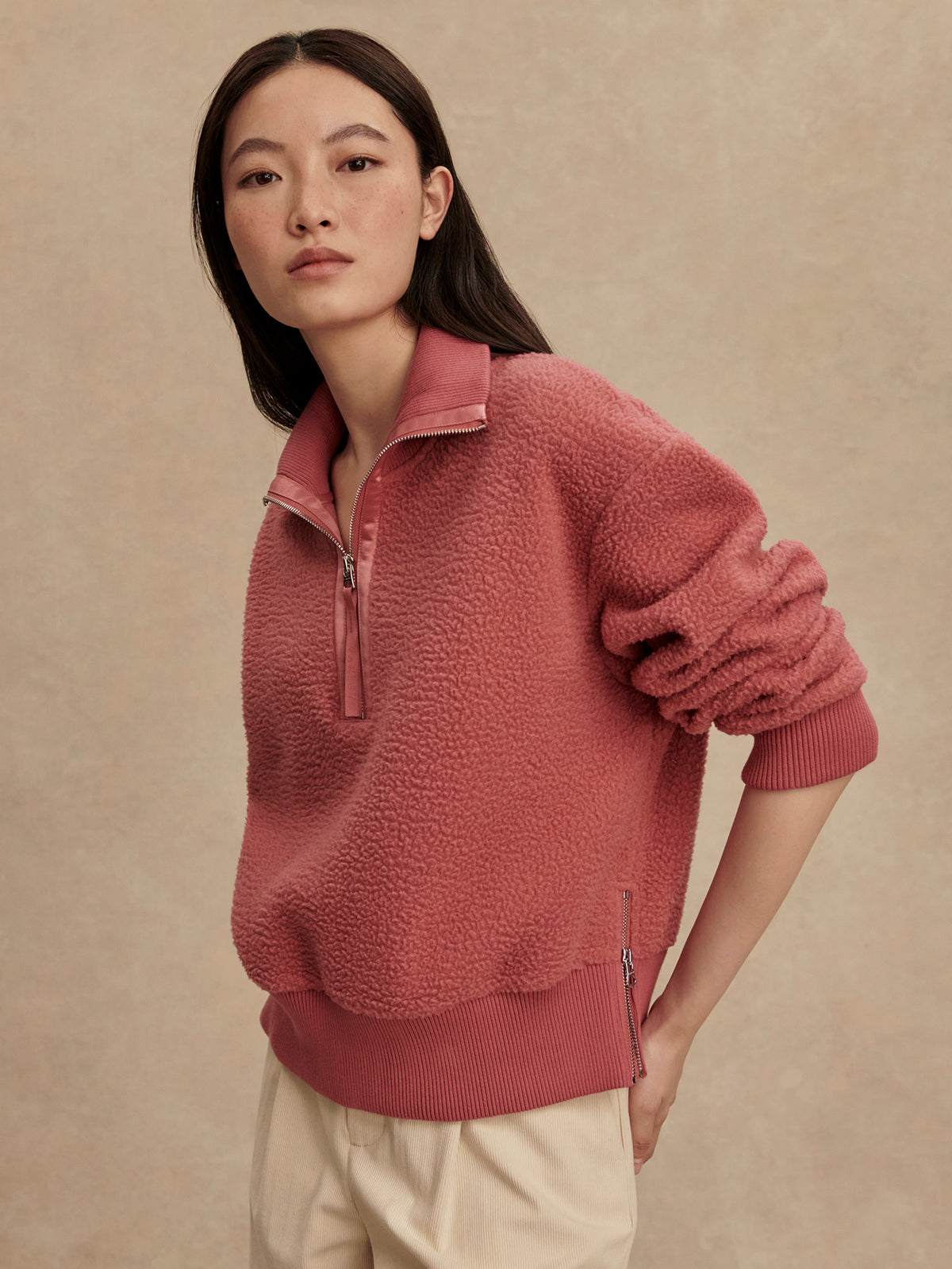 Roselle Half-Zip Fleece