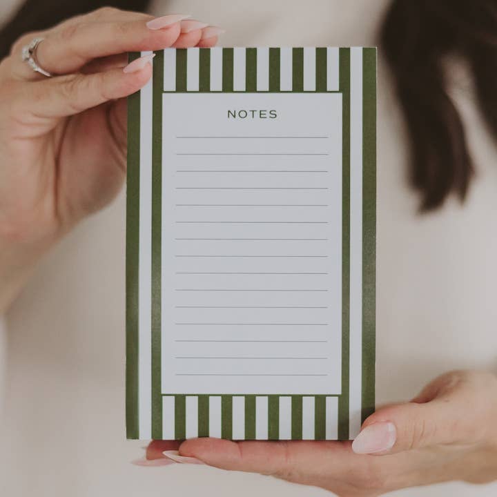 Striped Notepad