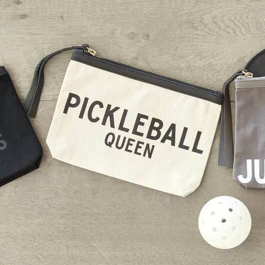 Canvas Pouch - Pickleball Queen