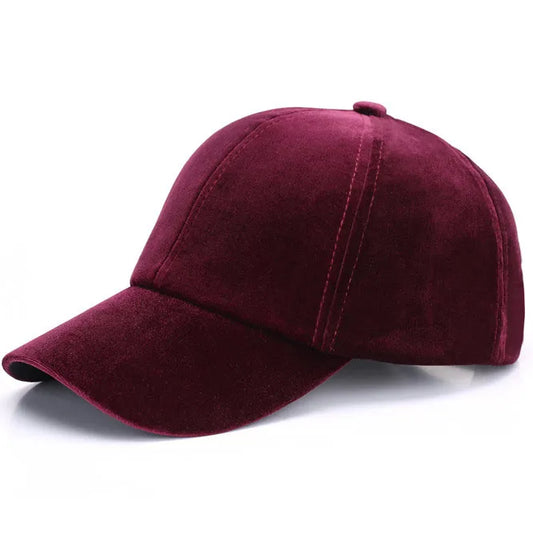 Warm Velvet Baseball Hat