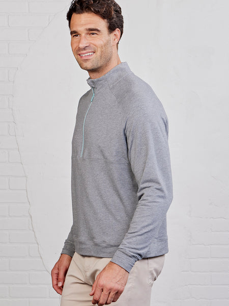 Atlas Lightweight Fleece 1/2 Zip - Heather Gray