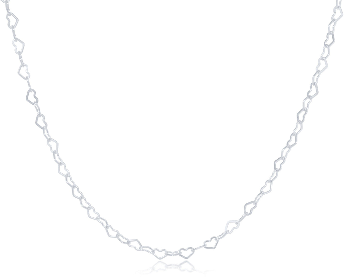 choker love chain - sterling