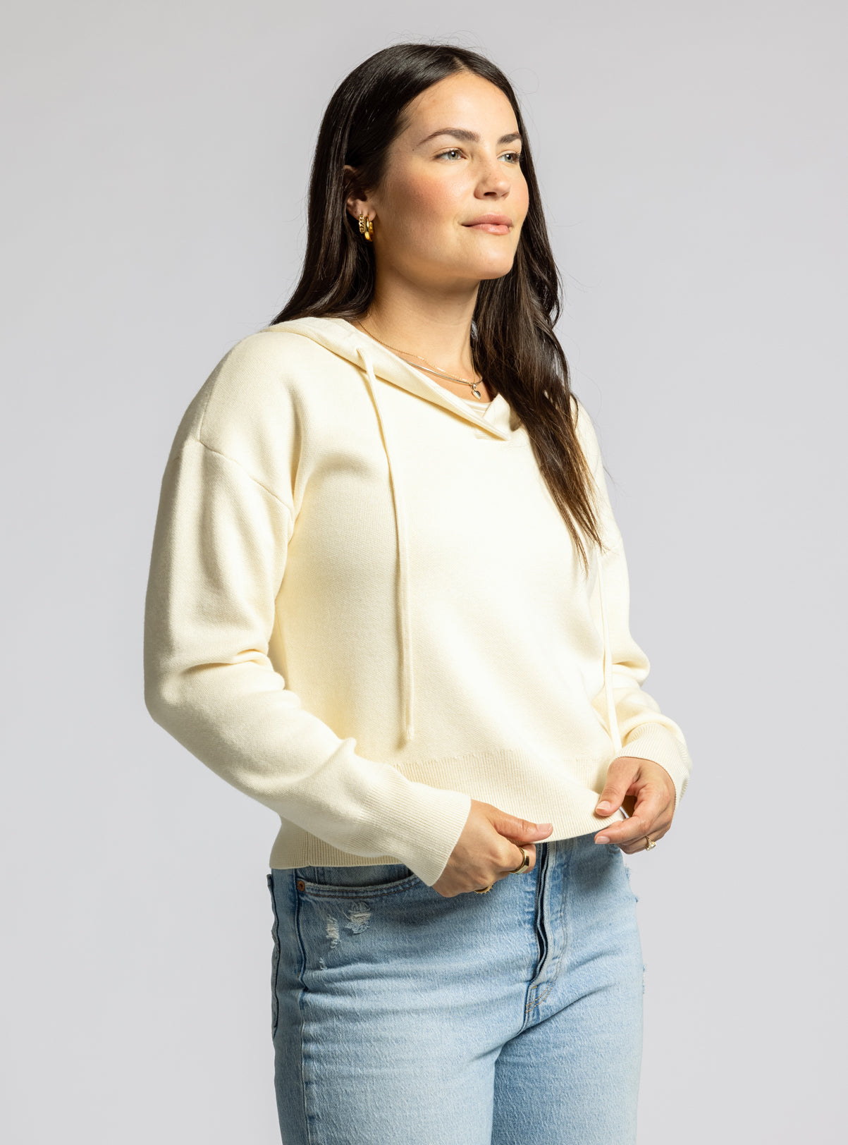 Lyndon Sweater- Ivory