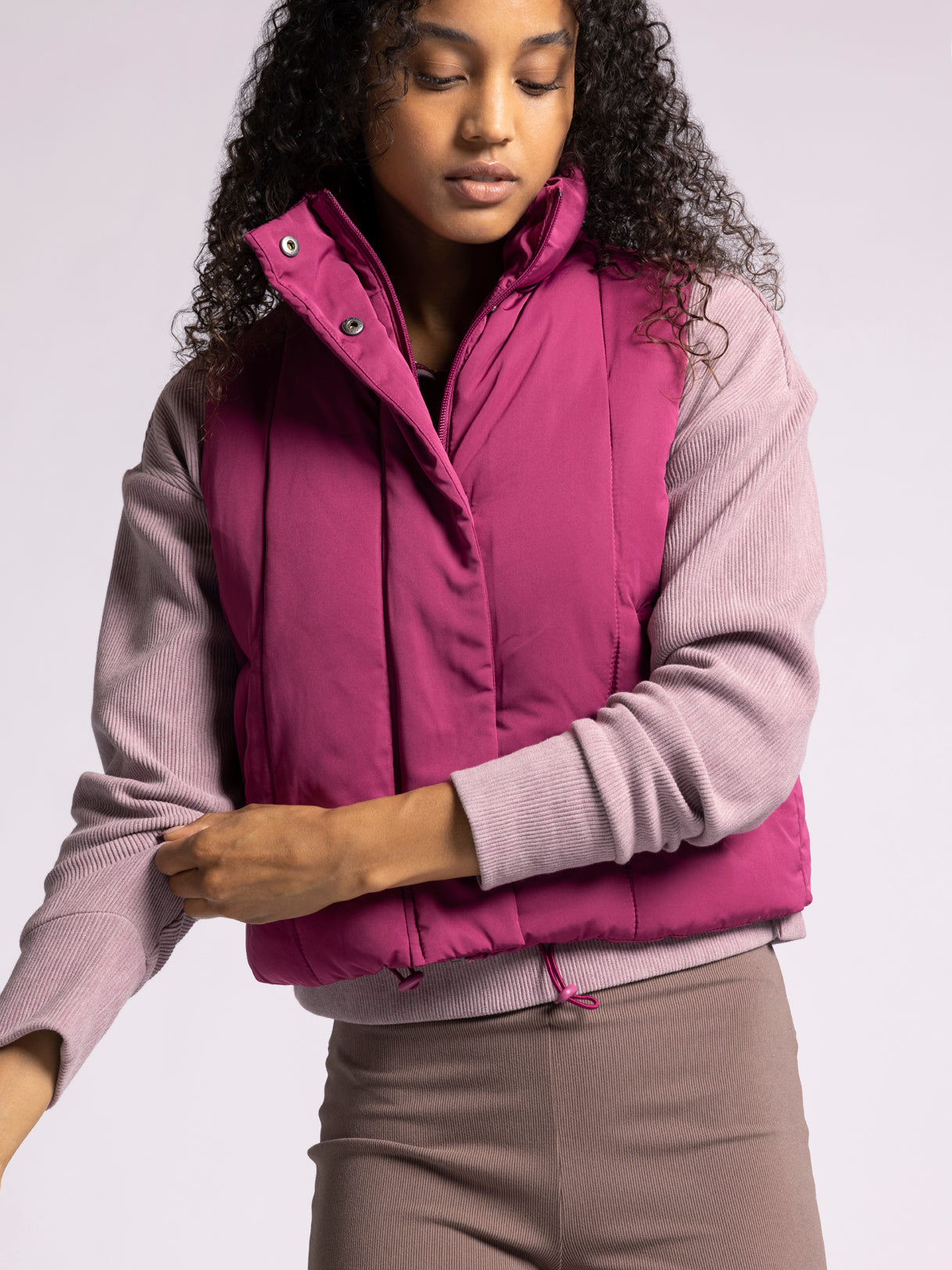 Anya  Recreation Vest-Rasberry